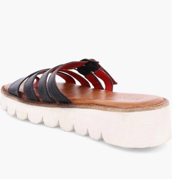 NEW BED/STU Made In Mexico Leather Holland women Sandals in black 7255m1 - Picture 4 of 5